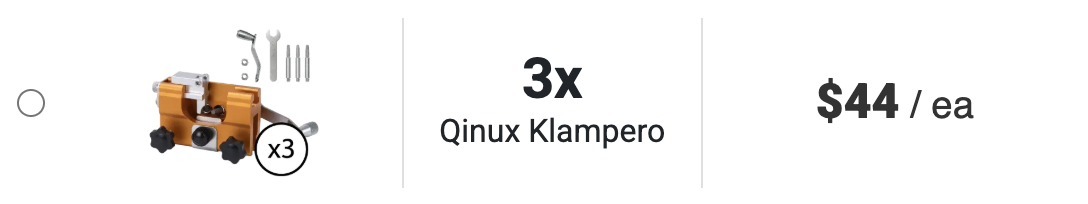 Qinux Klampero 62% Discount For Triple Package